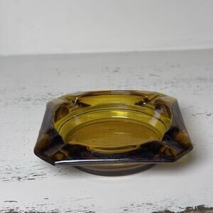 Vintage Ashtray Amber Color